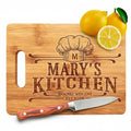 Personalized Bamboo Cutting Board - Mom's Kitchen Gift