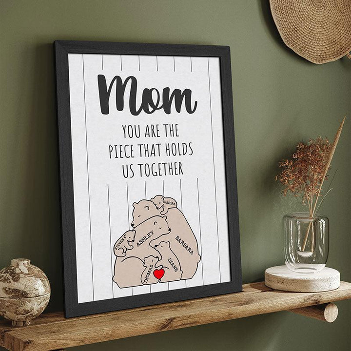 Bear Family Puzzle For Mom - GiftShire