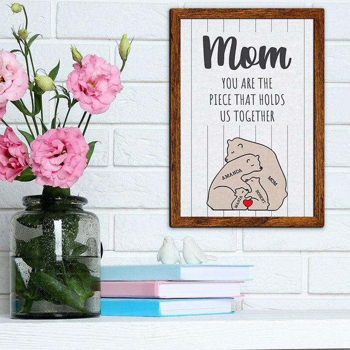 Bear Family Puzzle For Mom - GiftShire