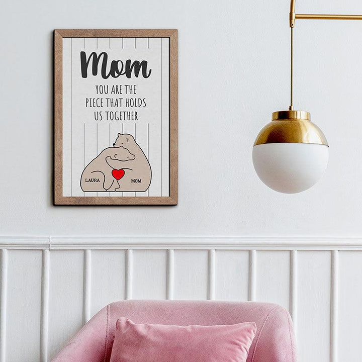 Bear Family Puzzle For Mom - GiftShire