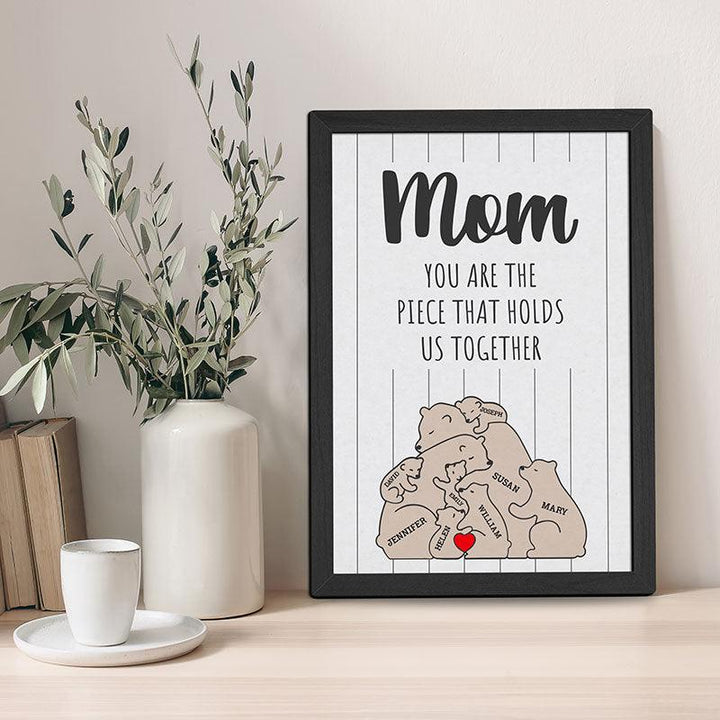 Bear Family Puzzle For Mom - GiftShire