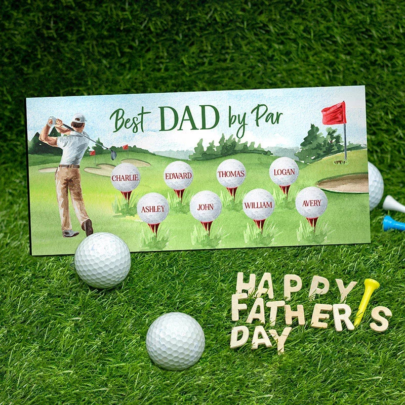 Best Dad By Par – Personalized Golfer Dad gifts For Father’s Day