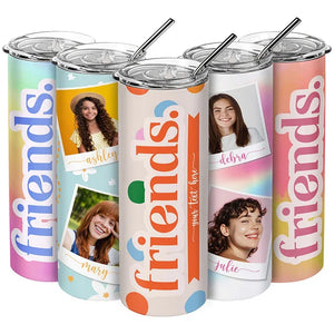 Best Friend Personalized Tumbler with Custom Photo - GiftShire