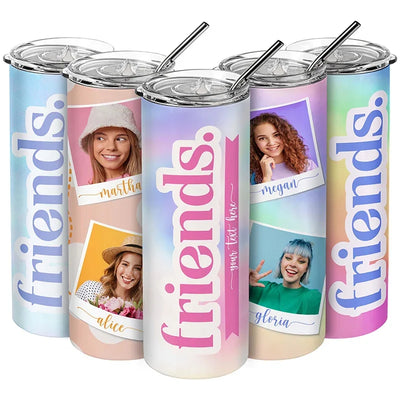 Best Friend Personalized Tumbler with Custom Photo - GiftShire