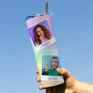 Best Friend Personalized Tumbler with Custom Photo - GiftShire