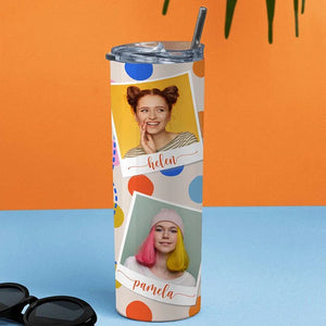 Best Friend Personalized Tumbler with Custom Photo - GiftShire