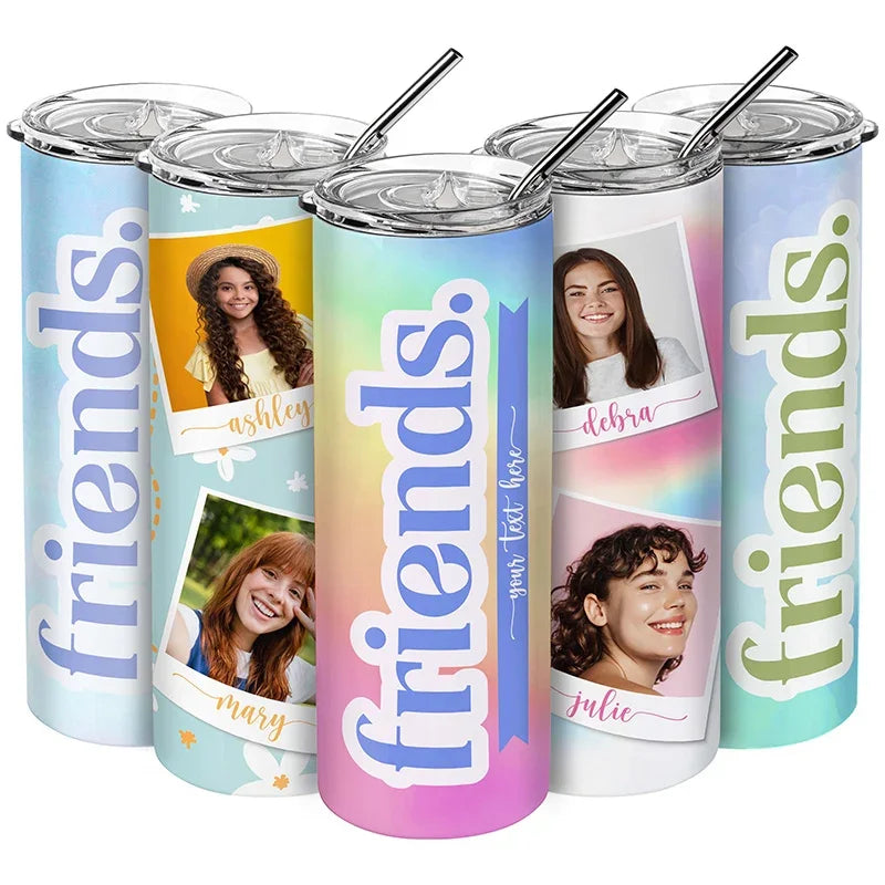 Best Friend Personalized Tumbler with Custom Photo - GiftShire