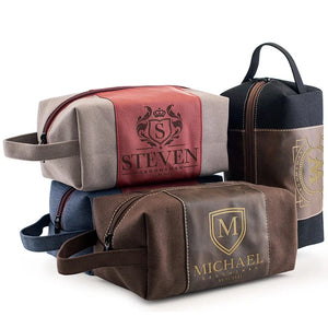 Best Men's Toiletry Bag - Custom Engraved Name - GiftShire