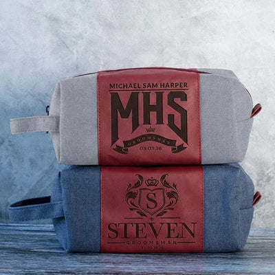 Lifetime Groomsmen Bag, Personalized Wedding Accessory