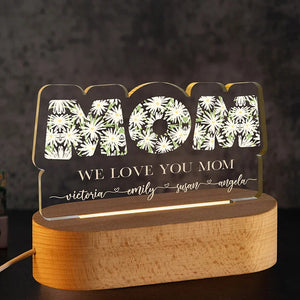 Personalized Best Mom Ever Gifts - Custom Night Light - GiftShire