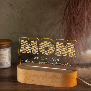 Personalized Best Mom Ever Gifts - Custom Night Light - GiftShire