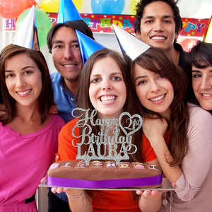 Happy Birthday Cake Topper for Custom Cake Decoration - GiftShire