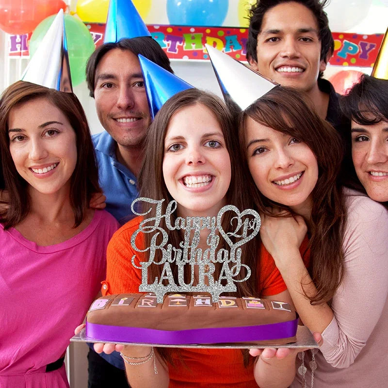 Happy Birthday Cake Topper for Custom Cake Decoration - GiftShire