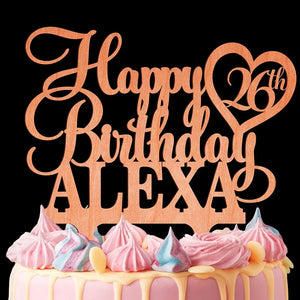 Happy Birthday Cake Topper for Custom Cake Decoration - GiftShire