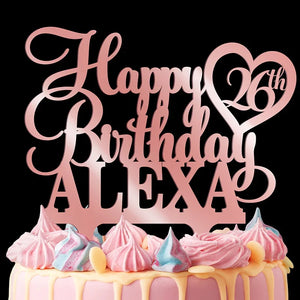 Happy Birthday Cake Topper for Custom Cake Decoration - GiftShire