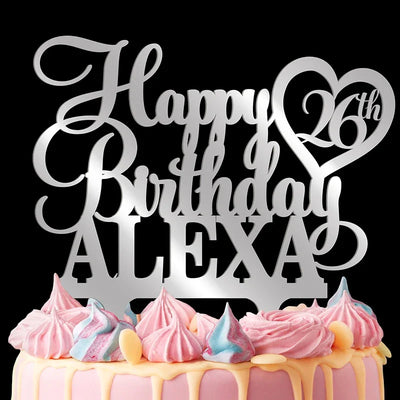 Happy Birthday Cake Topper for Custom Cake Decoration - GiftShire