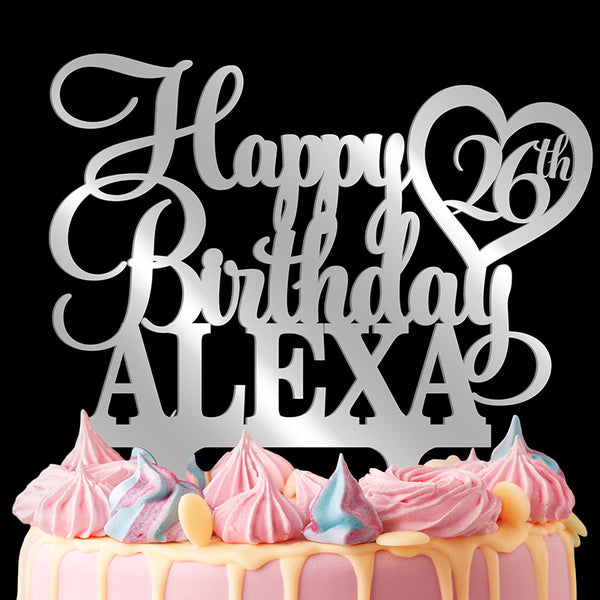Happy Birthday Cake Topper for Custom Cake Decoration - GiftShire