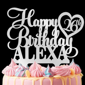 Happy Birthday Cake Topper for Custom Cake Decoration - GiftShire