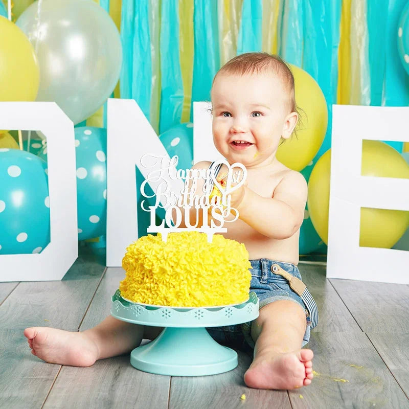 Happy Birthday Cake Topper for Custom Cake Decoration - GiftShire
