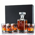 Black Gift Box Only For Whiskey Decanter Set - GiftShire