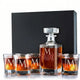 Black Gift Box Only For Whiskey Decanter Set - GiftShire