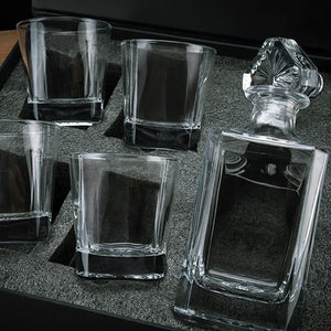 Black Gift Box Only For Whiskey Decanter Set - GiftShire