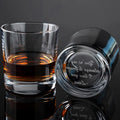 Bottom Engraved Whiskey Rock Glass - 11 Oz
