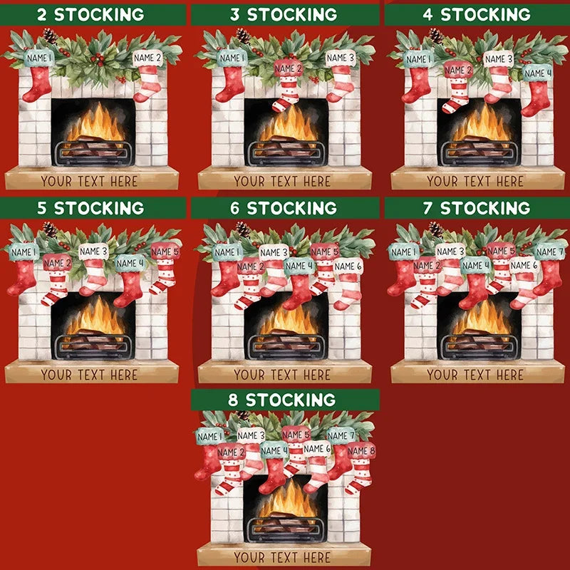 Stocking Family Ornament for your Christmas Tree! - GiftShire