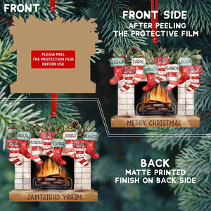 Stocking Family Ornament for your Christmas Tree! - GiftShire