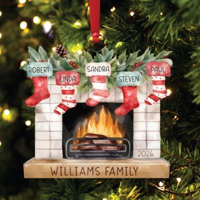 Stocking Family Ornament for your Christmas Tree!