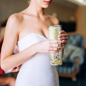 Bridesmaid 20 Oz Tumbler - Customize with Her Name - GiftShire
