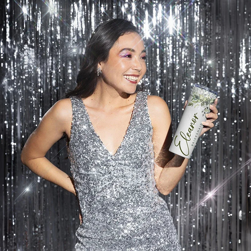 Bridesmaid 20 Oz Tumbler - Customize with Her Name - GiftShire