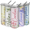 Bridesmaid 20 Oz Tumbler - Customize with Her Name - GiftShire