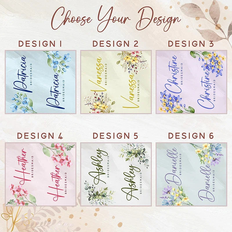 Bridesmaid 20 Oz Tumbler - Customize with Her Name - GiftShire