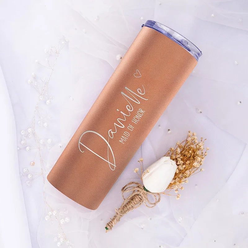 Bridesmaid Gifts, Personalized Tumblers for Bridal Party - GiftShire
