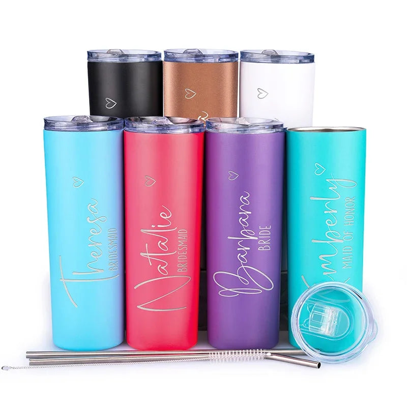 Bridesmaid Gifts, Personalized Tumblers for Bridal Party - GiftShire