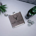 Budget Friendly Personalized Wedding Flask - 6 Oz - GiftShire