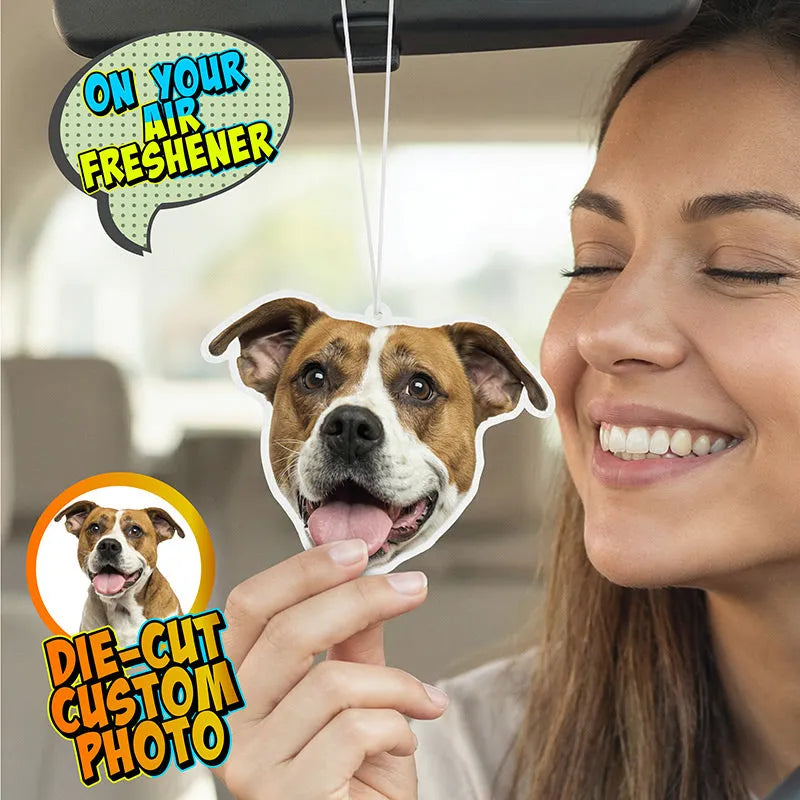 Car Air Freshener of Your Dog - 12 Fragrance Options -  Gift for Dog Parents