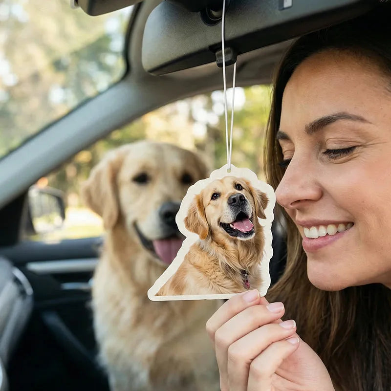 Car Air Freshener of Your Dog - 12 Fragrance Options -  Gift for Dog Parents