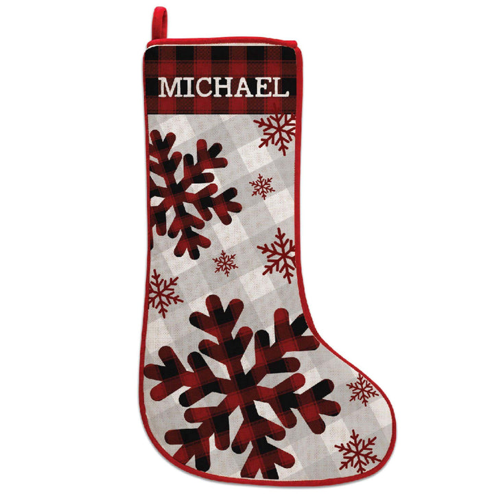 Christmas Decor for Fireplace, Xmas Gifts - Personalized Christmas Velvet Stocking | B09MTVTFJP - DESIGN4 - GiftShire
