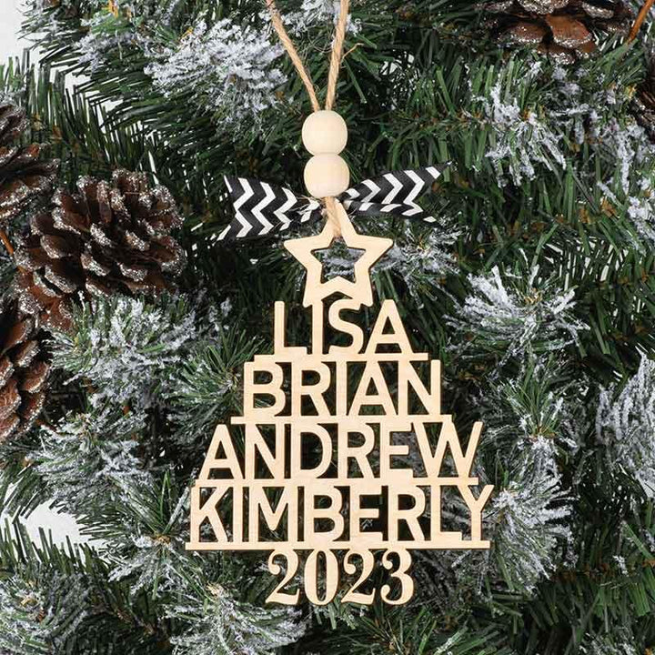 Family Name Tree ornament - GiftShire