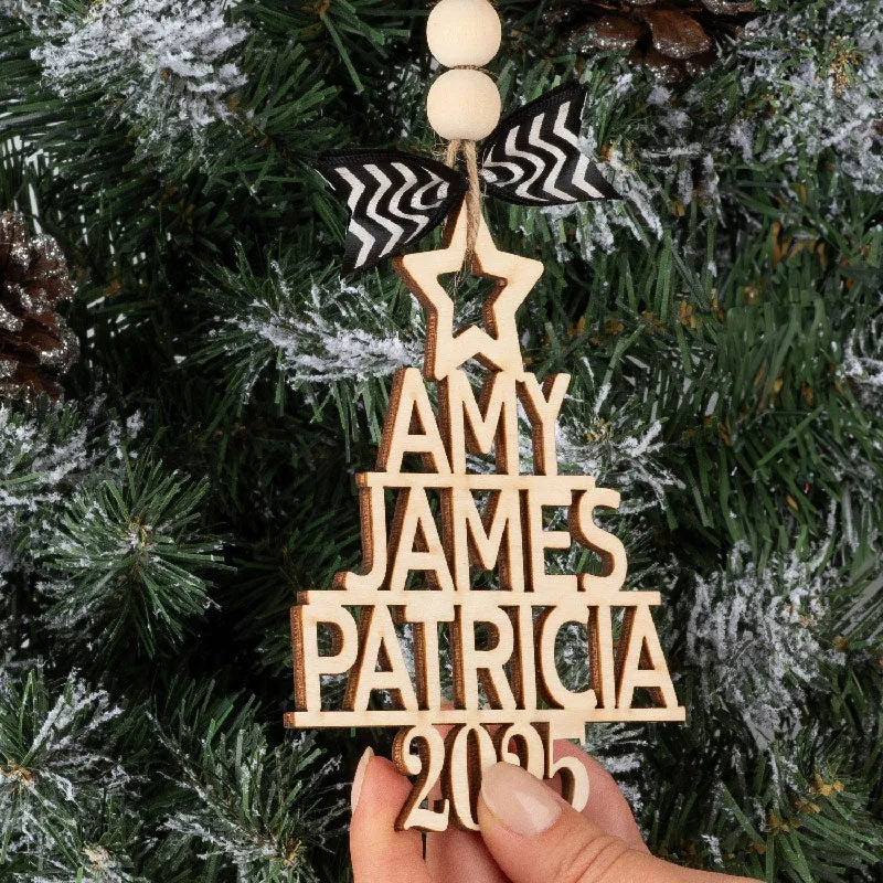 Family Name Tree ornament