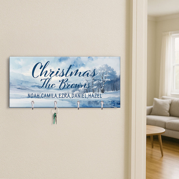 Christmas Key Holder, Family Key Chain Hanger