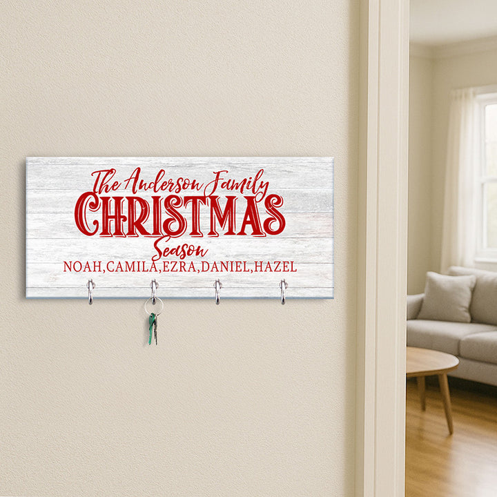 Christmas Key Holder, Family Key Chain Hanger