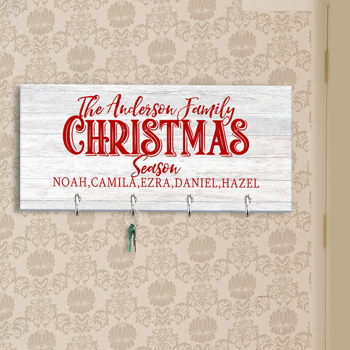 Christmas Key Holder, Family Key Chain Hanger