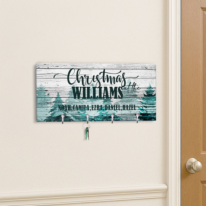 Christmas Key Holder, Family Key Chain Hanger