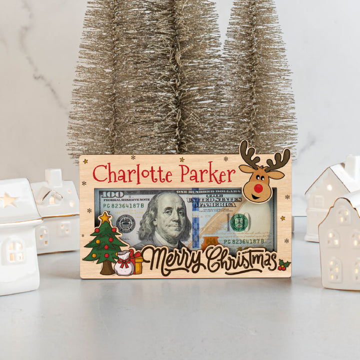 christmas tree lot money gift Christmas Money Holder, Custom Cash Gift