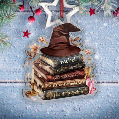 Christmas Ornament Gift for Bookworms