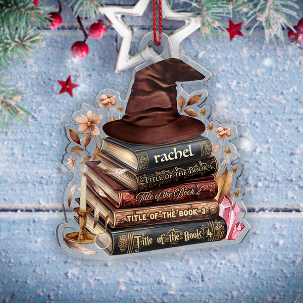 Christmas Ornament Gift for Bookworms