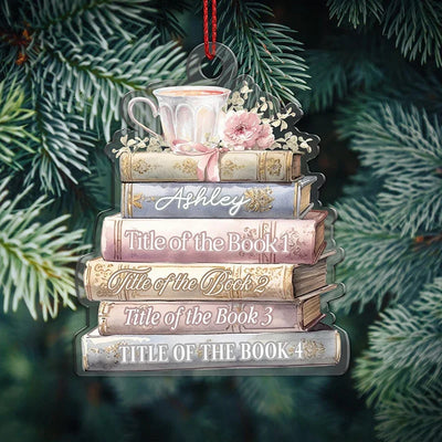 Christmas Ornament Gift for Bookworms